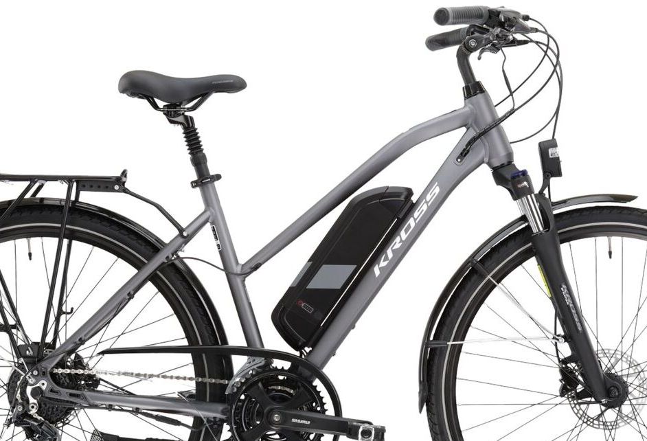 Rower elektryczny trekkingowy damski Kross Trans Hybrid 522Wh