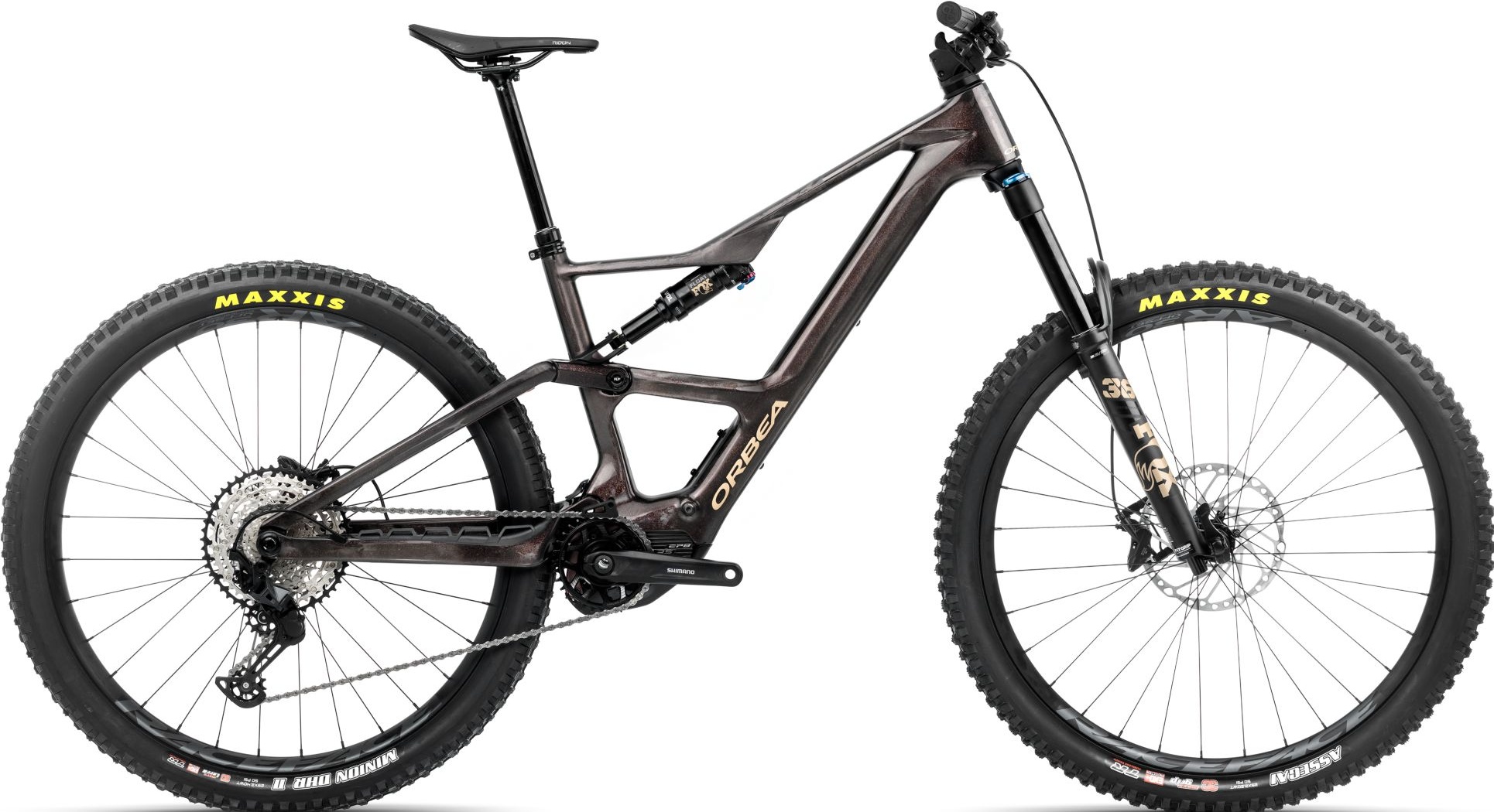Orbea Rise LT M20 Cosmic Carbon Golden Sand karbonowy e-MTB trailowy