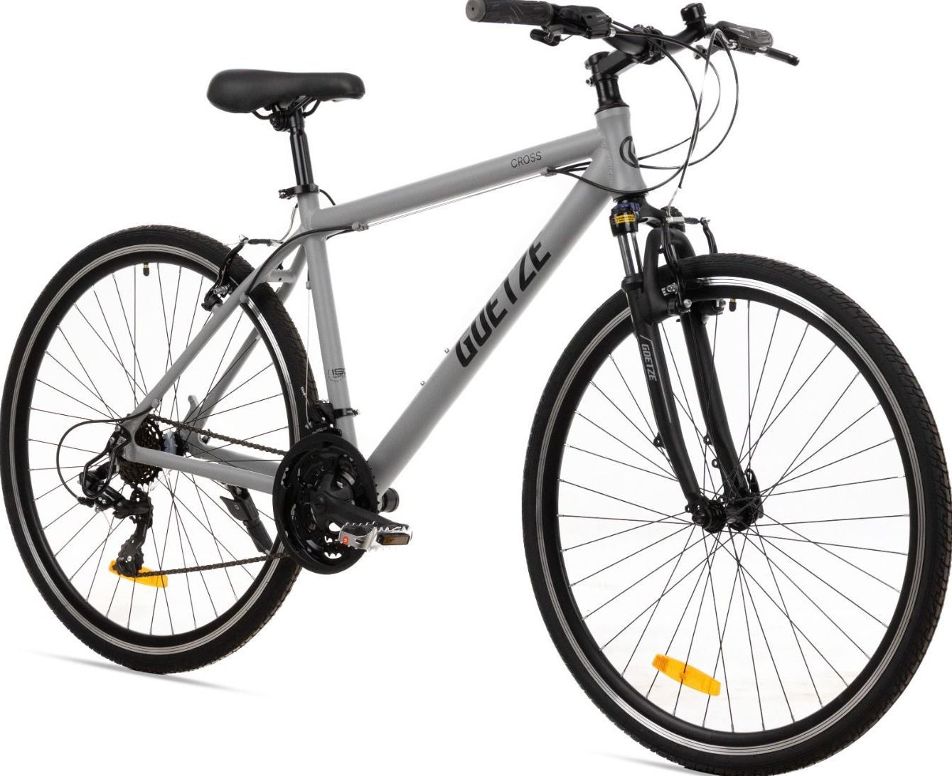 Rower crossowy Goetze Cross 1.0 28 na leśnej ścieżce