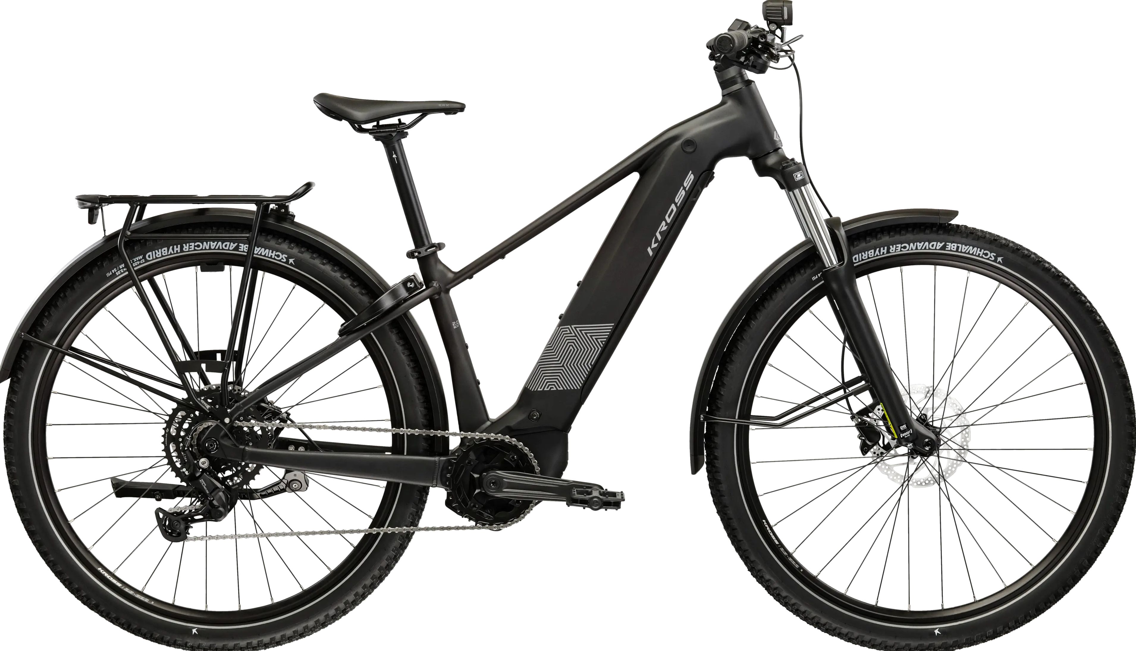 Rower elektryczny SUV Kross Influx SUV HYB 2.0 600 2026 Bosch profil