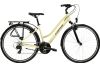 Rower trekkingowy damski miejski Kross Trans 1.0 beżowy - bok