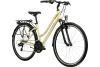 Rower trekkingowy damski miejski Kross Trans 1.0 beżowy - front