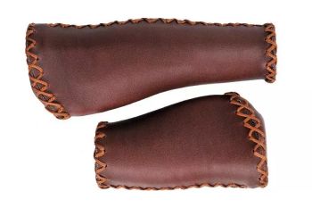 Chwyty rowerowe Prox VLG 649 do roweru miejskiego Eko skóra