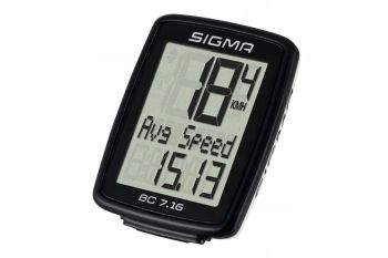 Licznik rowerowy przewodowy Sigma BC 7.16