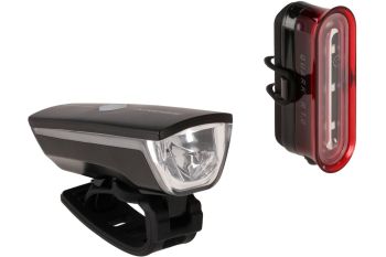 Zestaw lampek Kross Quark Set 1.0 Przednia + Tylna LED