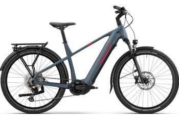 Rower elektryczny trekkingowy Winora Yucatan X12 High niebieski