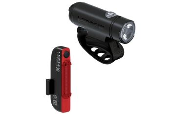 Zestaw lampek rowerowych Lezyne Classic 500lm + Stick 30 lm USB
