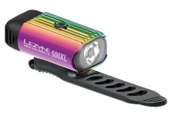 Lampka rowerowa przednia Lezyne Hecto Drive 500XL USB Neo metallic