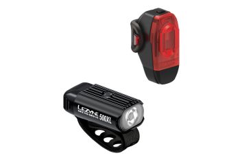 Zestaw lampek rowerowych Lezyne Hecto Drive 500XL-Przód 500lm+KTV 10lm USB