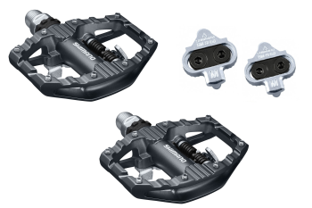 Pedały Shimano PD-EH500 z blokami - komplet SPD/platformowe