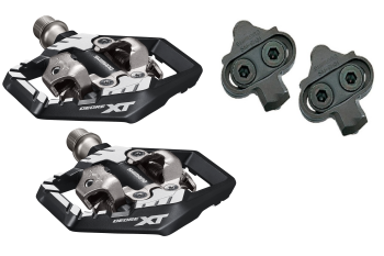 Pedały rowerowe SPD Shimano XT PD-M8120 Komplet z platformą z blokami