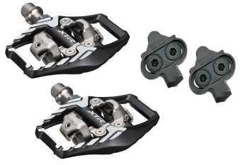 Pedały rowerowe SPD PD-M9120 XTR z platformą komplet z blokami