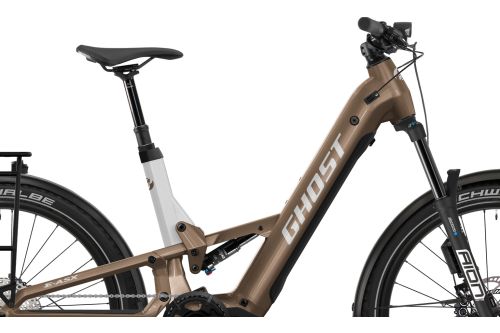 Rower elektryczny górski damski z bagażnikiem i błotnikami Ghost E-ASX ABS EQ Low 3