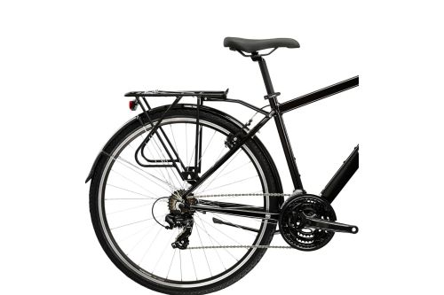 Rower trekkingowy miejski turystyczny Kross Trans 1.0z męską ramą dla mężczyzny 28 L czarny kolekcja 2025 2
