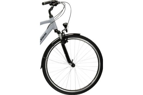Rower trekkingowy miejski turystyczny Kross Trans 1.0z męską ramą dla mężczyzny 28 L szary kolekcja 2025 6