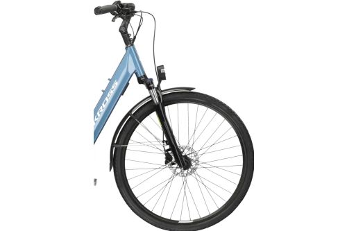 Rower Kross miejski trekkingowy elektryczny Trans Hybrid 1.0 z damską ramą z niskim przekrokiem 3