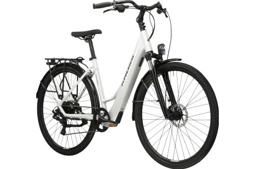 Rower Kross miejski trekkingowy elektryczny Trans Hybrid 1.0 z damską ramą z niskim przekrokiem 6
