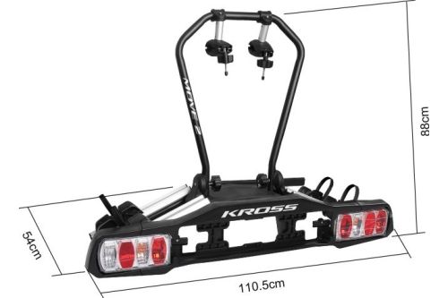 Bagażnik rowerowy Kross Move 2.0 na hak dwa rowery 2