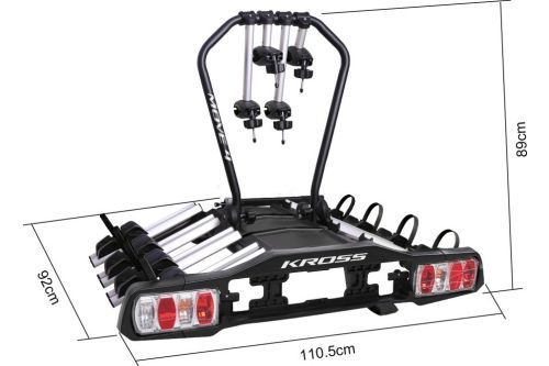 Bagażnik rowerowy na hak Kross Move 4.0 na 4 rowery 5