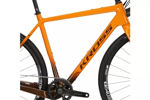 Kross Esker 7.0 2024 rower gravel pomarańczowy 4