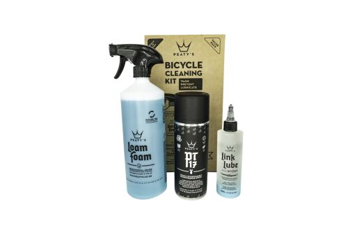 Zestaw do czyszczenia i smarowania roweru Peaty's Wash Protect Lubricate All-Weather