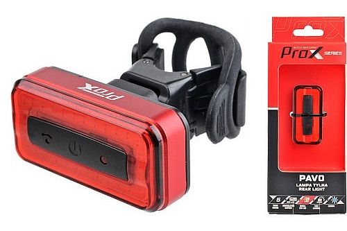 Lampka rowerowa tylna PROX Pavo COB LED