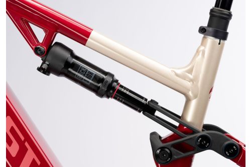 Ghost E-ASX Essential HIGH 2025 – tylne zawieszenie RockShox Deluxe Select R DebonAir+