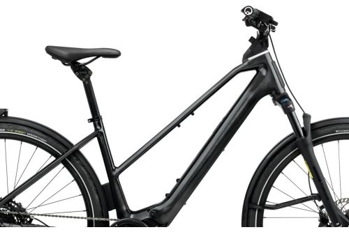 Rower elektryczny miejski trekkingowy miejski do jazdy na wycieczki po mieście po szutrach drogach polnych Orbea KEMEN TOUR 20 MID 4