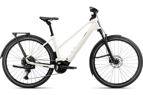 Rower elektryczny miejski trekkingowy miejski do jazdy na wycieczki po mieście po szutrach drogach polnych Orbea KEMEN TOUR 20 MID 5