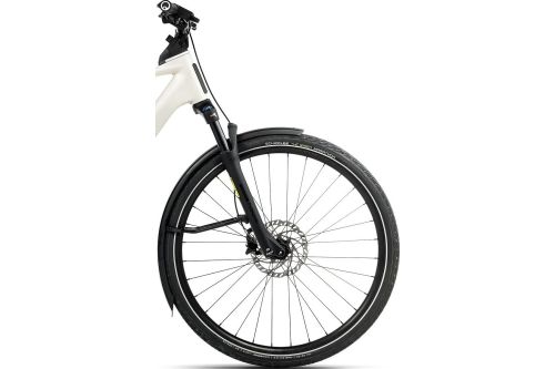 Rower elektryczny miejski trekkingowy miejski do jazdy na wycieczki po mieście po szutrach drogach polnych Orbea KEMEN TOUR 20 MID 6