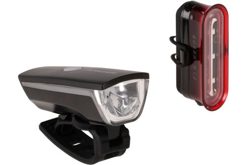 Zestaw lampek Kross Quark Set 1.0 Przednia + Tylna LED