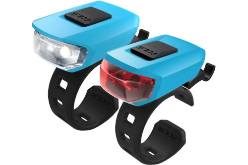 Zestaw oświetlenia rowerowego Kellys KLS Vega USB - Mix kolorów