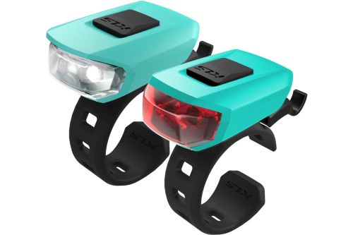 Zestaw oświetlenia rowerowego Kellys KLS Vega USB - Mix kolorów
