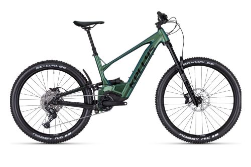 Rower górski elektryczny trail Kellys Theos R30 P magic green - bok