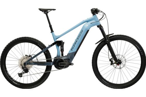 Rower elektryczny Kross Grist Boost 2.0 2026 niebieski - bok