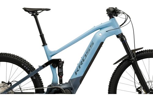 Rower elektryczny Kross Grist Boost 2.0 2026 niebieski - rama