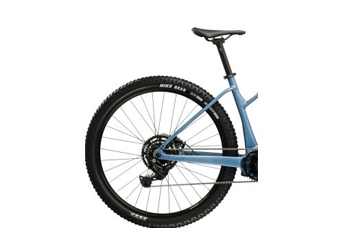 Rower elektryczny górski damski Kross Influx Hyb 1.0 2026 niebieski - tył