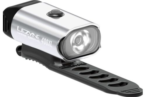 Lampka przednia Lezyne Mini Drive 400XL Srebrna