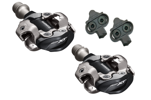 Pedały rowerowe SPD Shimano XT PD-M8100 Komplet z blokami