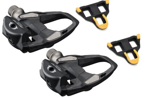 Pedały szosowe SPD-SL Shimano 105 PD-R7000 Komplet z blokami