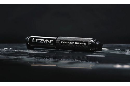 Pompka rowerowa Lezyne Pocket Drive HV ABS Flex Hose - Szara