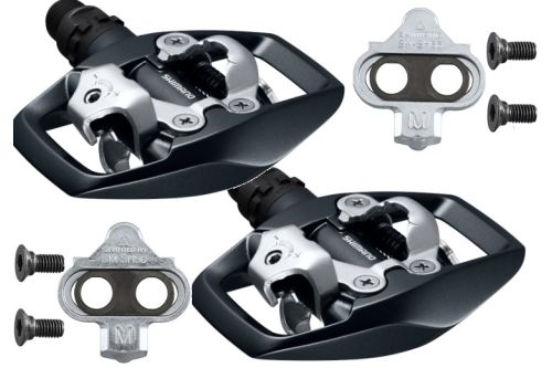 Pedały rowerowe Shimano PD-ED500 Dwustronne SPD Komplet z platformą + bloki