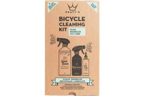 Zestaw preparatów do czyszczenia smarowania roweru Peaty's Wash Prevent Lubricate Dry